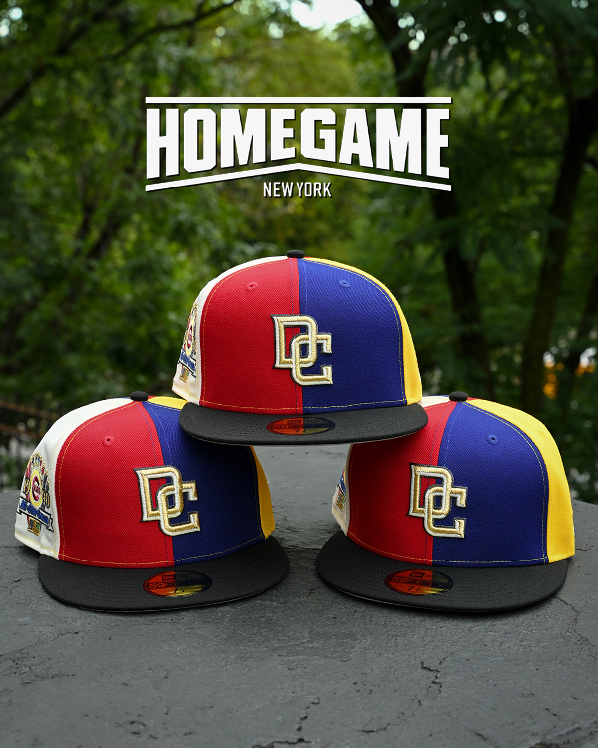 Washington Nationals 1990 All Star Game Scarlet/Royal/Canary 59Fifty New Era