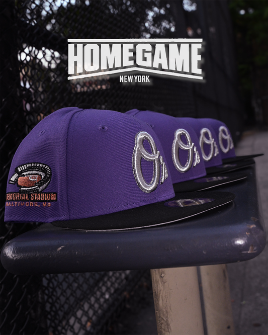 Baltimore Orioles Memorial Stadium Varsity Purple/Black 59Fifty New Era