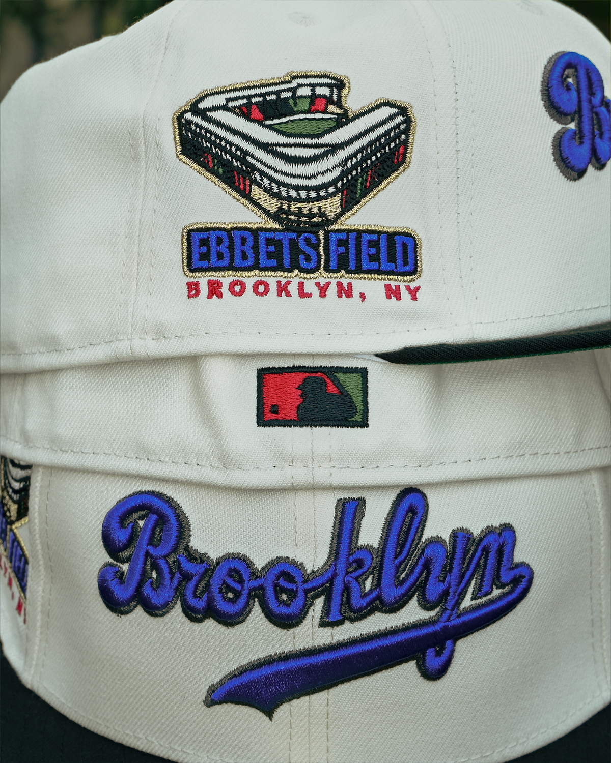 Brooklyn Dodgers Ebbets Field Chrome White/Black 59Fifty New Era