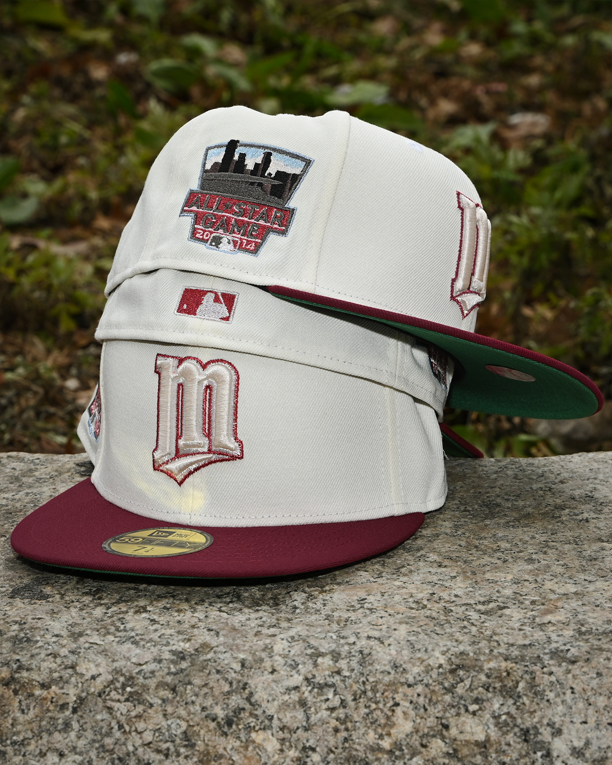 Minnesota Twins 2014 All Star Game Chrome White/Burgundy 59Fifty New Era