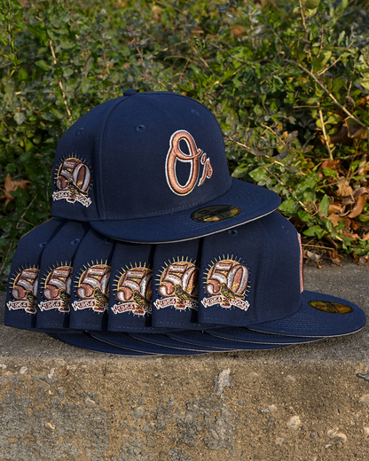 Baltimore Orioles 50th Anniversary Oceanside Blue 59Fifty New Era