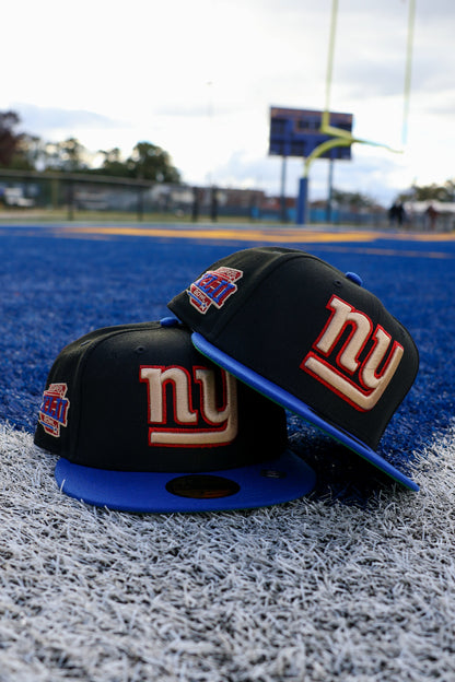 New York Giants Super Bowl XL II Black/Royal 59Fifty New Era