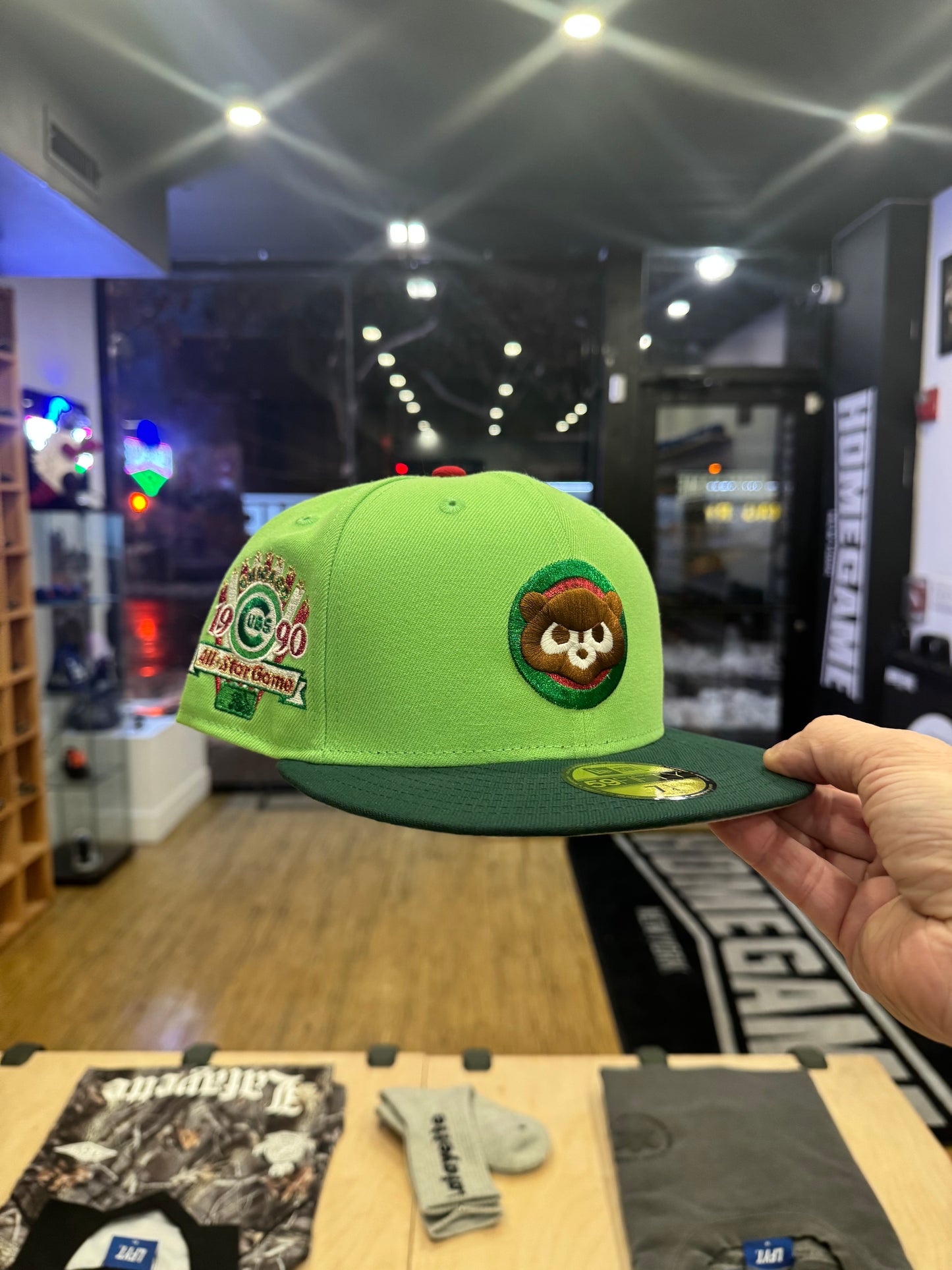 Chicago Cubs 1990 All Star Game Action Green/Kelly Green 59Fifty New Era