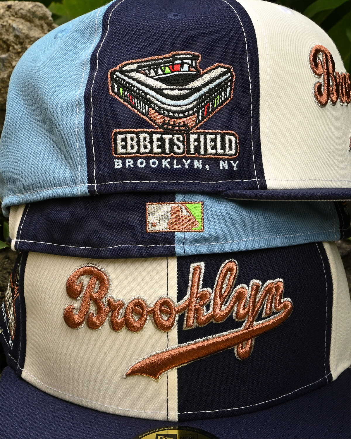 Brooklyn Dodgers Ebbets Field Chrome White/Navy 59Fifty New Era