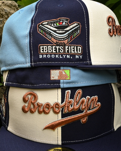 Brooklyn Dodgers Ebbets Field Chrome White/Navy 59Fifty New Era