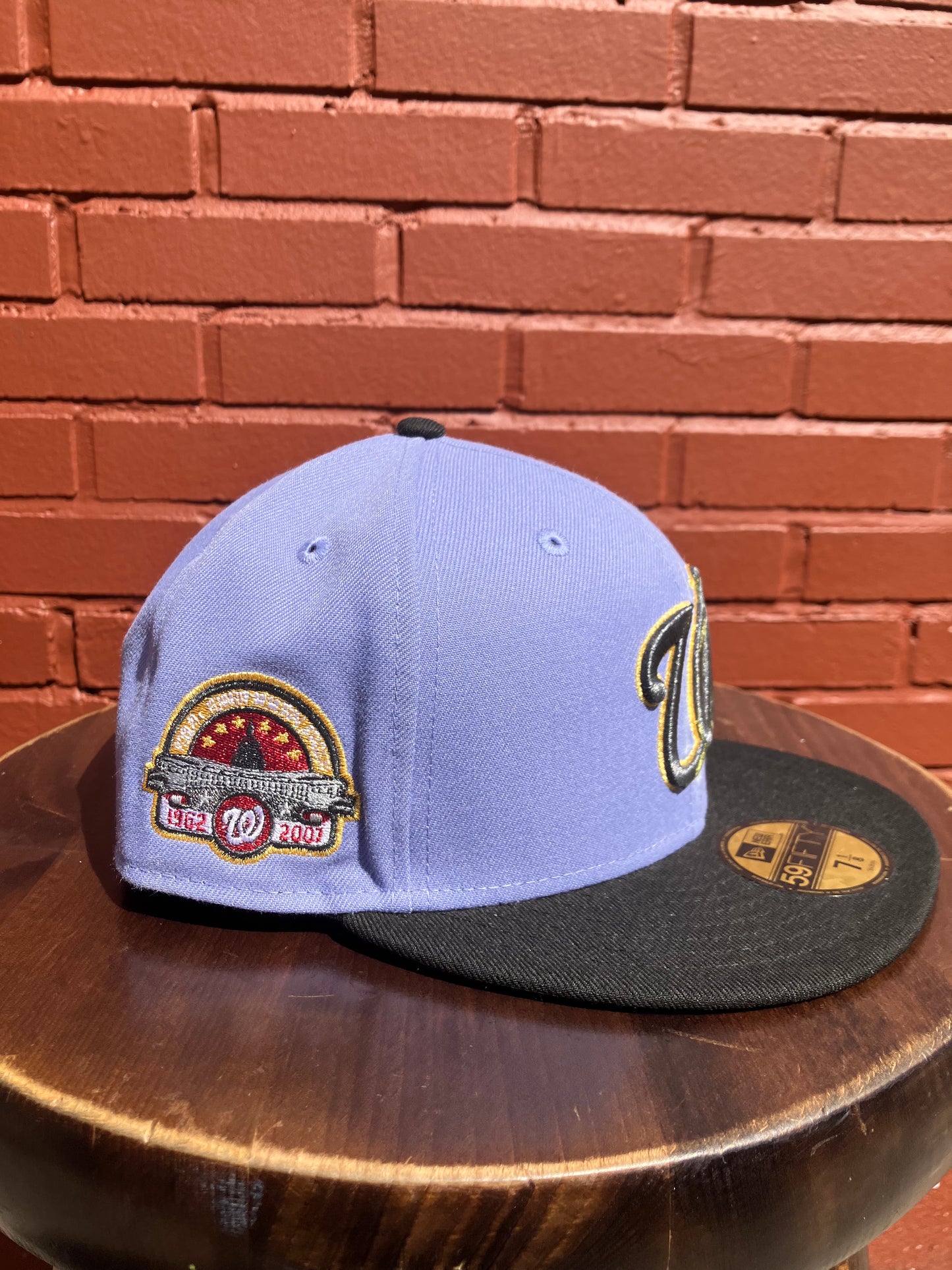 Washington Nationals Memorial Stadium Lavender/Black 59Fifty New Era