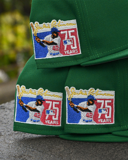 Brooklyn Dodgers Jackie Robinson 75 Years Kelly Green 59Fifty New Era