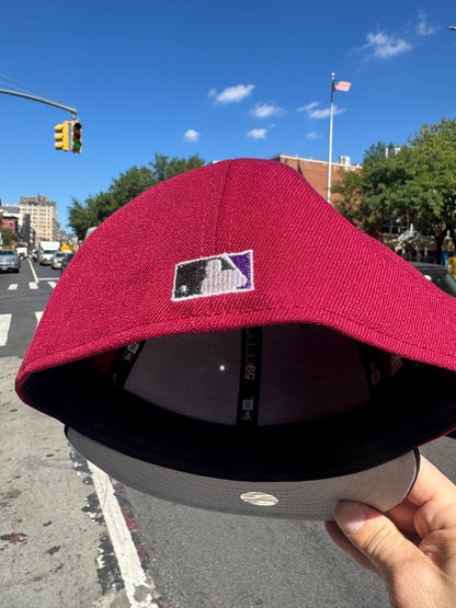 Milwaukee Brewers County Stadium Burgundy/Black  59Fifty New Era