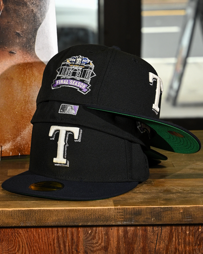 Texas Rangers Final Season Black/Navy 59Fifty New Era
