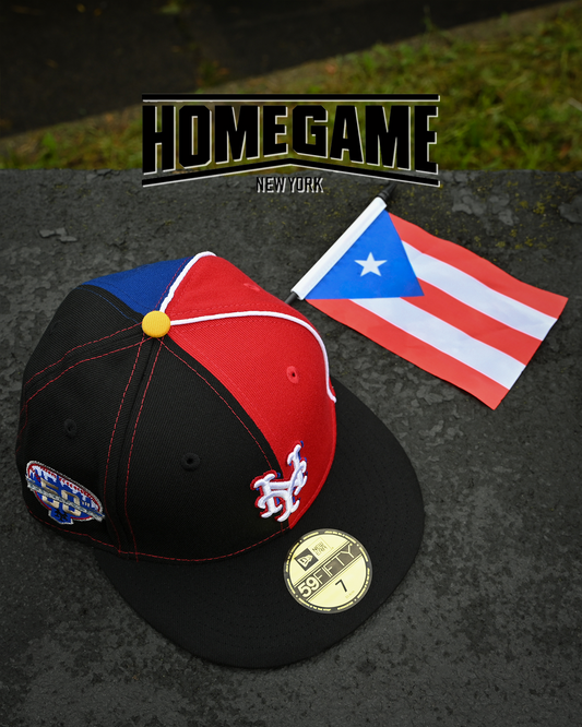 New York Mets 50th Anniversary Black/Front Door Red 59Fifty New Era