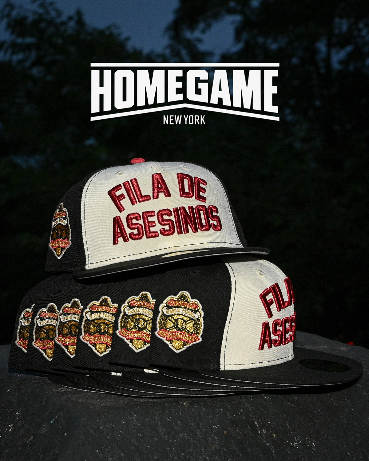 New York Yankees Fila De Asesinos 1927 World Series Chrome White/Black 59Fifty New Era