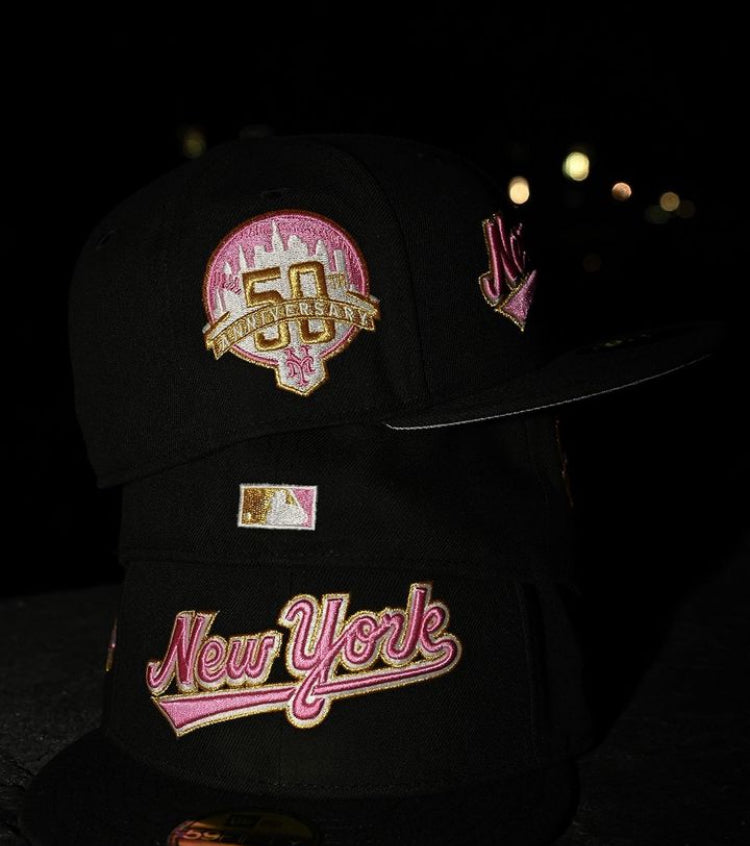 New York Mets 50th Anniversary Black 59Fifty New Era