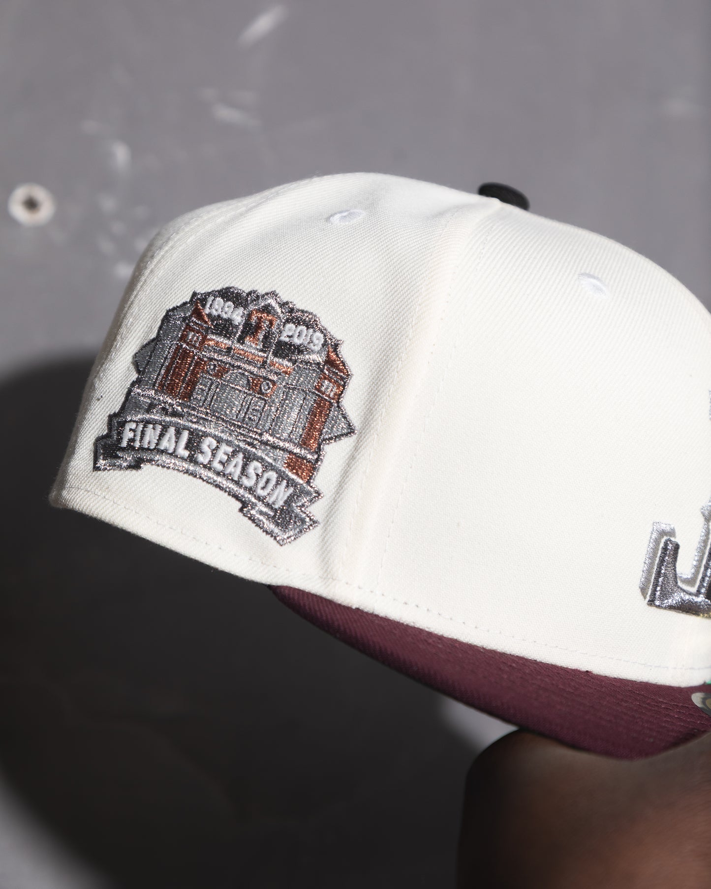 Texas Rangers Final Season Chrome White/Maroon 59Fifty New Era