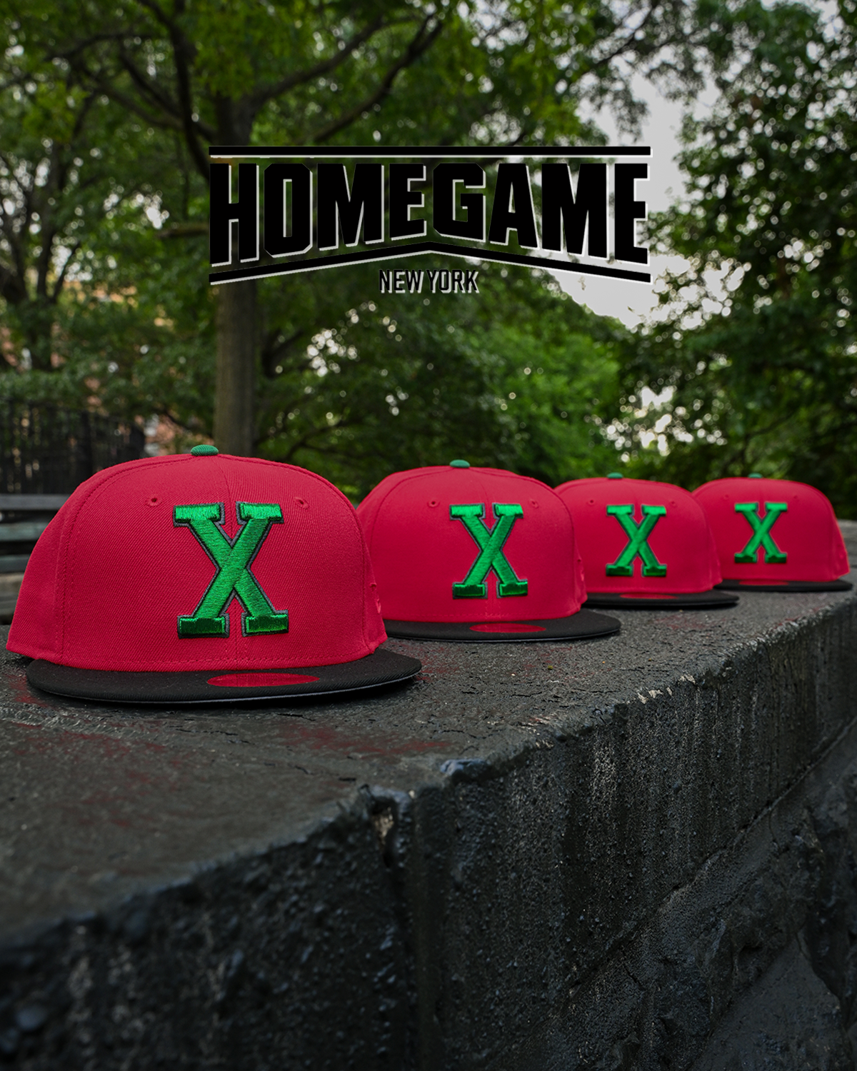 Cuban X-Giants Front Door Red/Black 59Fifty New Era