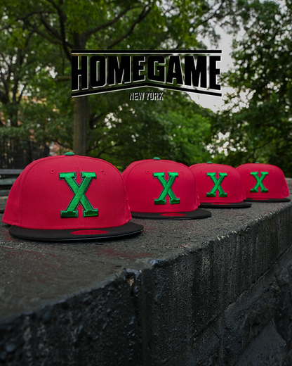 Cuban X-Giants Front Door Red/Black 59Fifty New Era