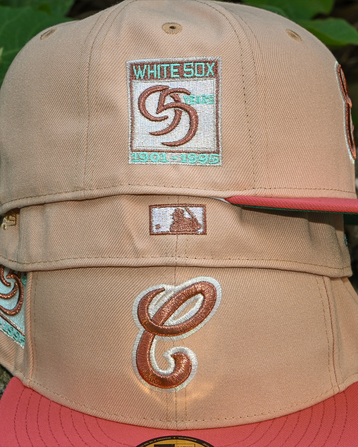 Chicago White Sox 95 Years Canded Pecan/Coral 59Fifty New Era