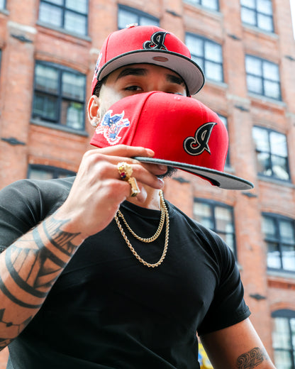 Cleveland Indians American League Scarlet 59Fifty New Era