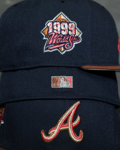 Atlanta Braves 1999 World Series Night Shift Navy/Brown 59Fifty New Era