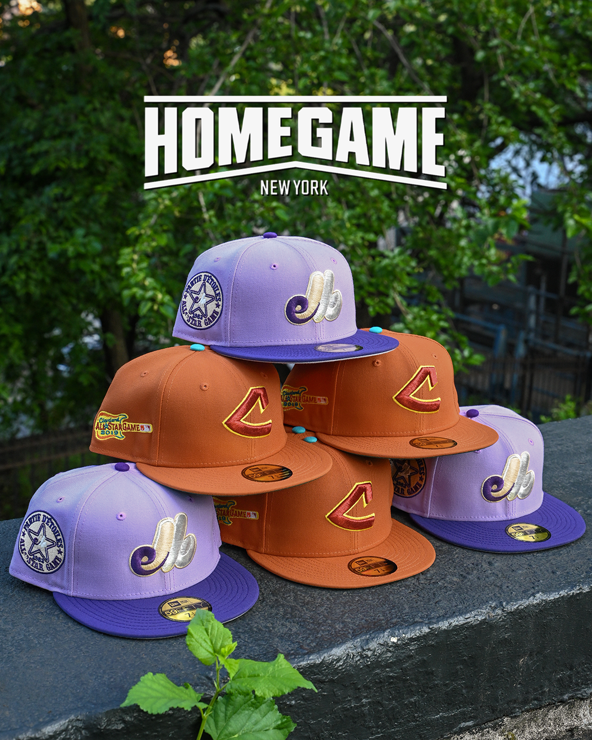 Montreal Expos 1982 All Star Game Tropic Purple/New Orchid 59Fifty New Era