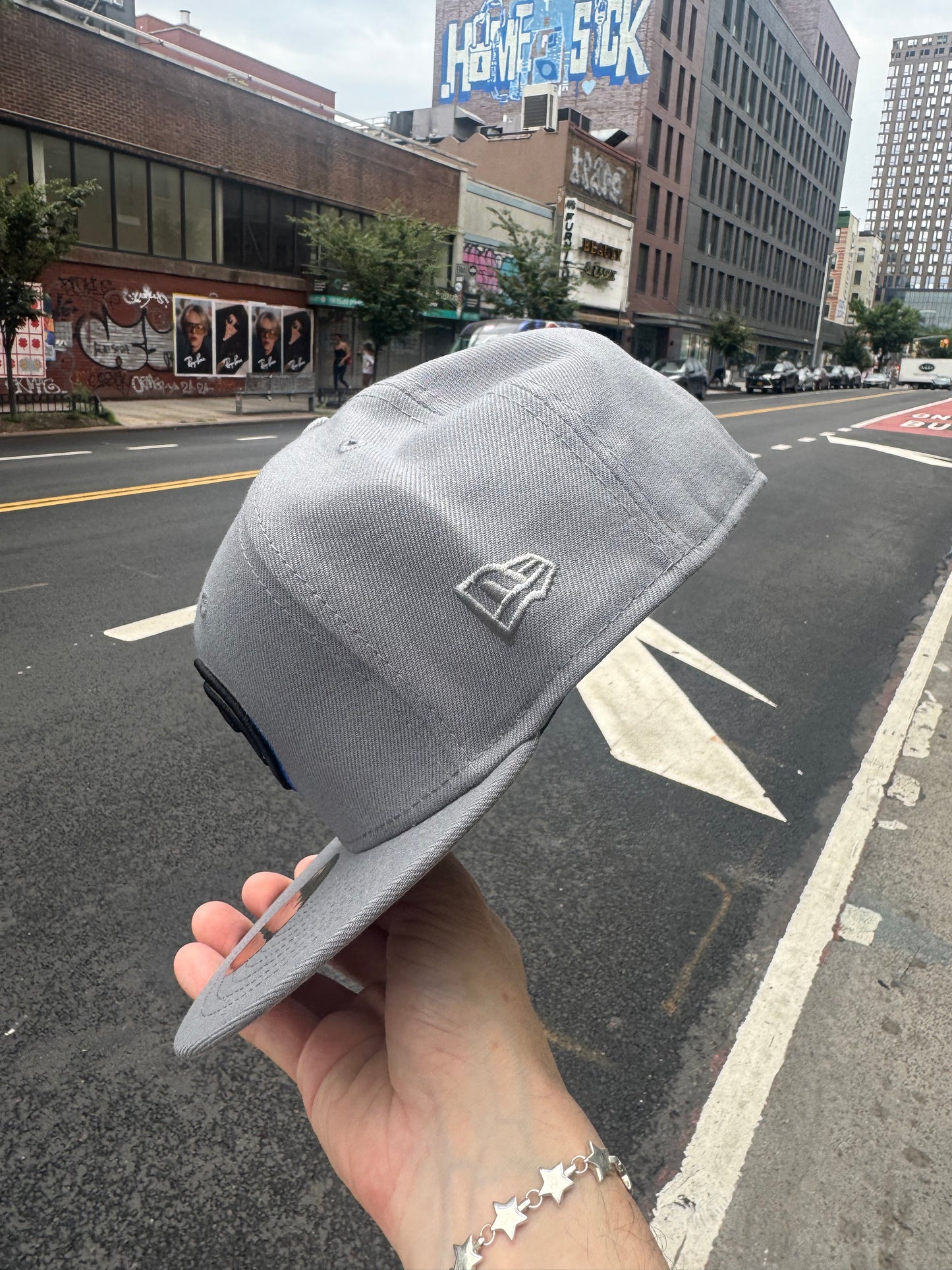 Saucy Shock Drop! Arizona Diamondbacks 1998 Inaugural Season Grey 59Fifty New Era