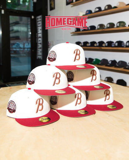 Baltimore Orioles 30th Anniversary Chrome White/Burgundy 59Fifty New Era