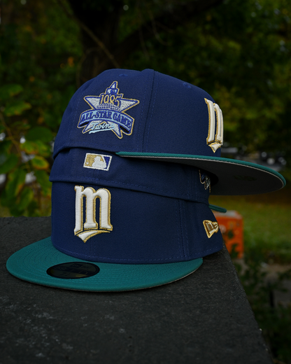 Minnesota Twins 1985 All Star Game Songbird Blue/Northwest Green 59Fifty New Era