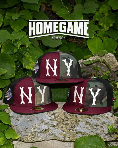 New York Highlanders 1992 World Series Cardinal/Black/Yellow/Woodland Camo 59Fifty New Era