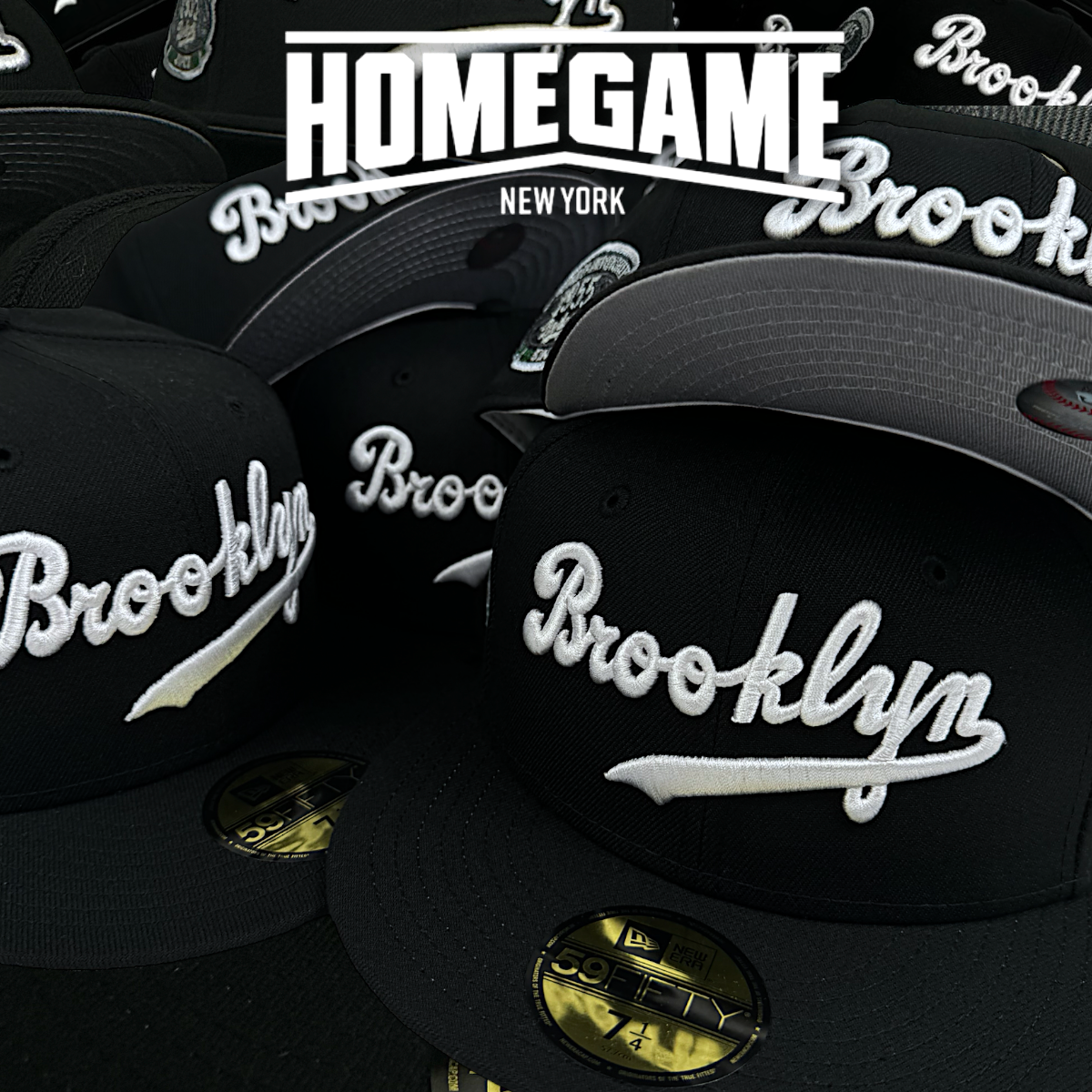 Brooklyn Dodgers World Champion Ship 1955 Black 59Fifty New Era