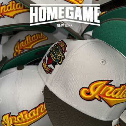Cleveland Indians Jacobs Field Inaugural Season Stone/Walnut 59Fifty New Era Hat
