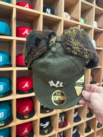 New York Yankees Camo Dog Ears Olive 59Fifty New Era