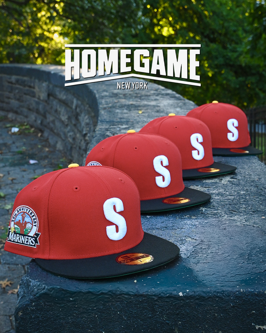 Seattle Mariners 30th Anniversary Front Door Red/Black 59Fifty New Era