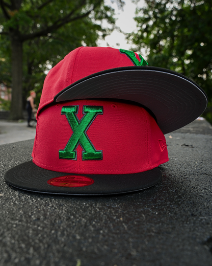 Cuban X-Giants Front Door Red/Black 59Fifty New Era