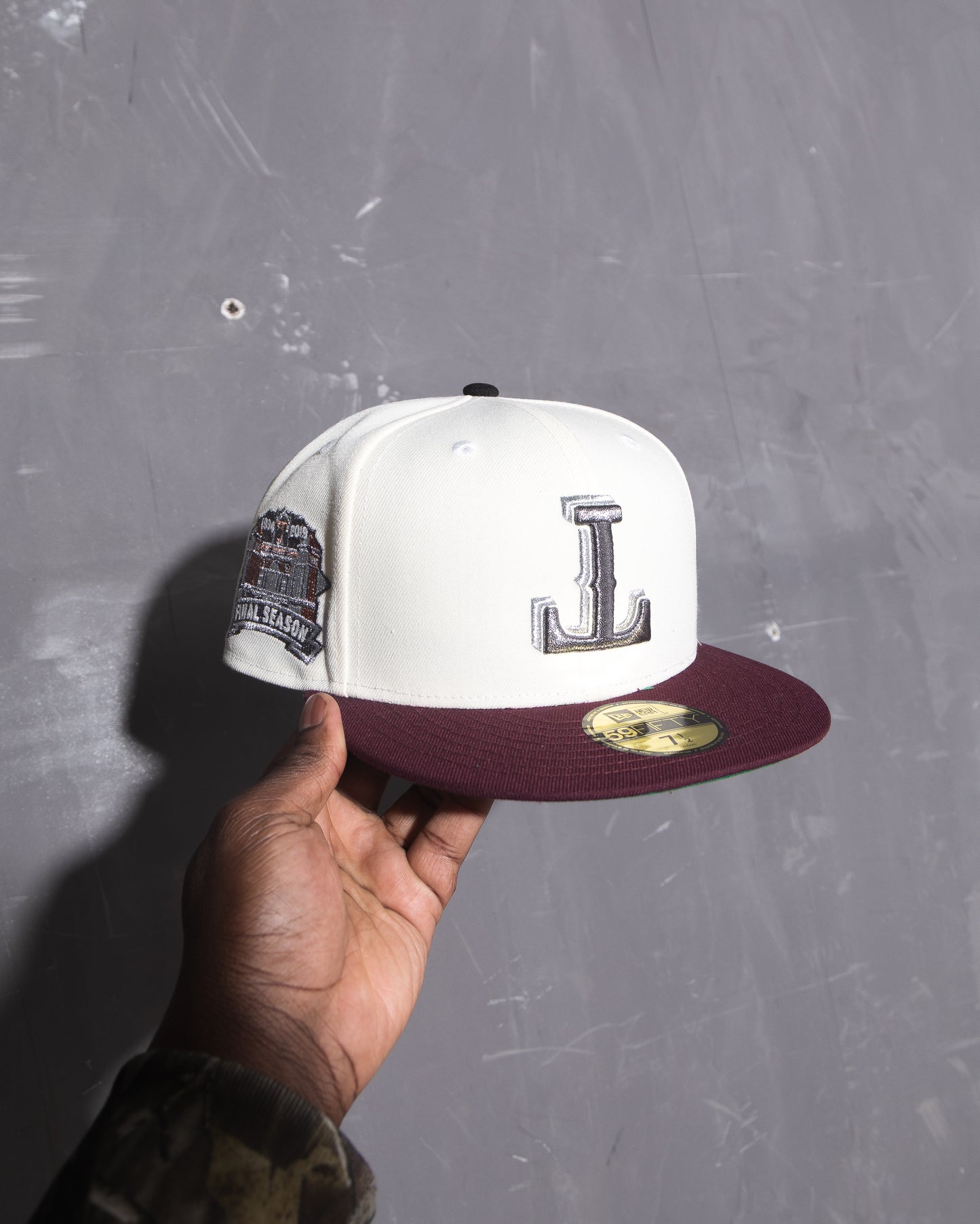 Texas Rangers Final Season Chrome White/Maroon 59Fifty New Era