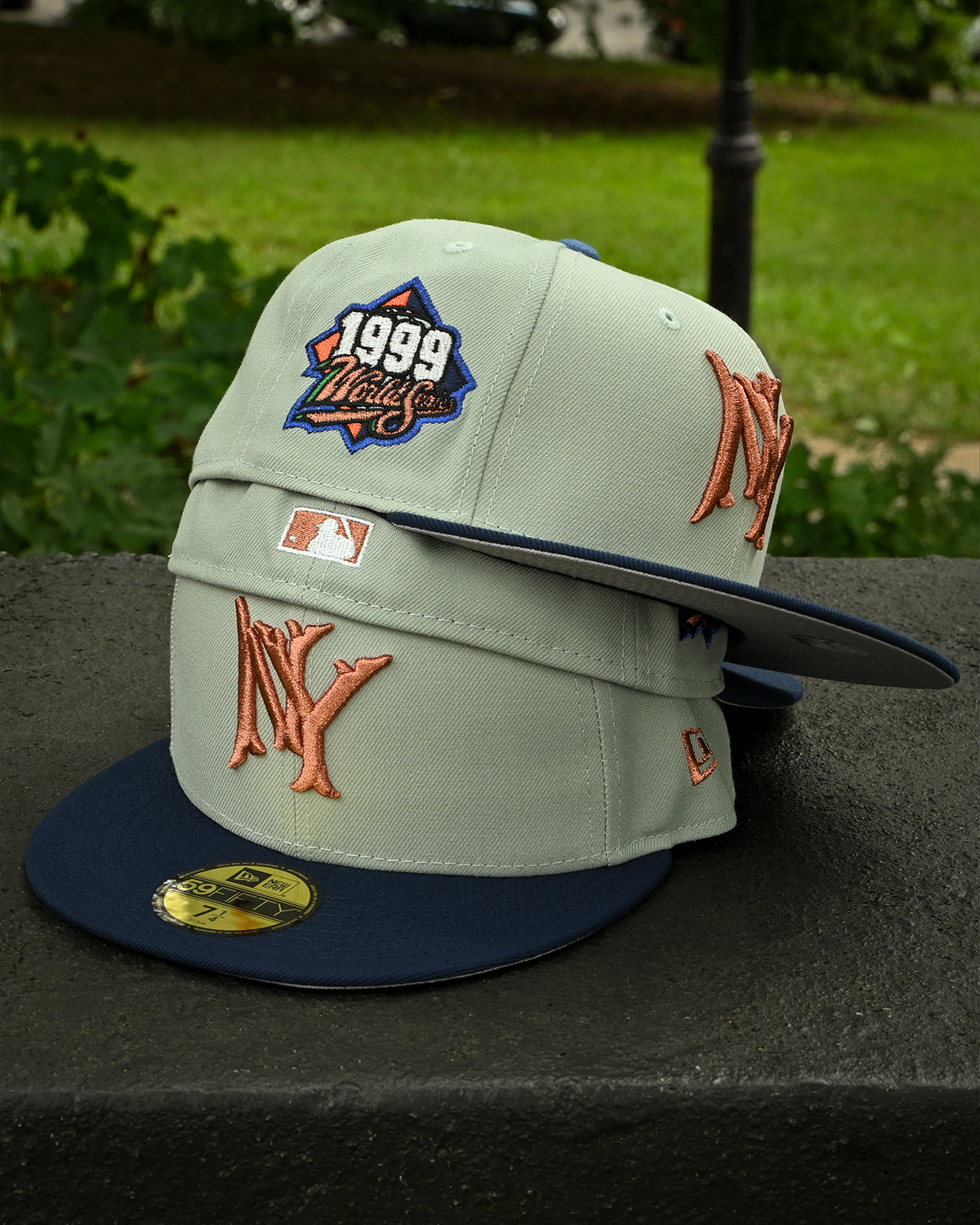 New York Yankees 1999 World Series Everest Green/Navy 59Fifty New Era