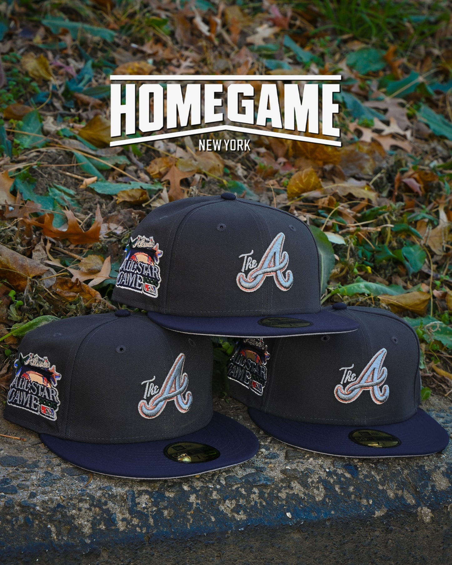 Atlanta Braves 2000 All Star Game Dark Graphite/Night Shift Navy 59Fifty New Era