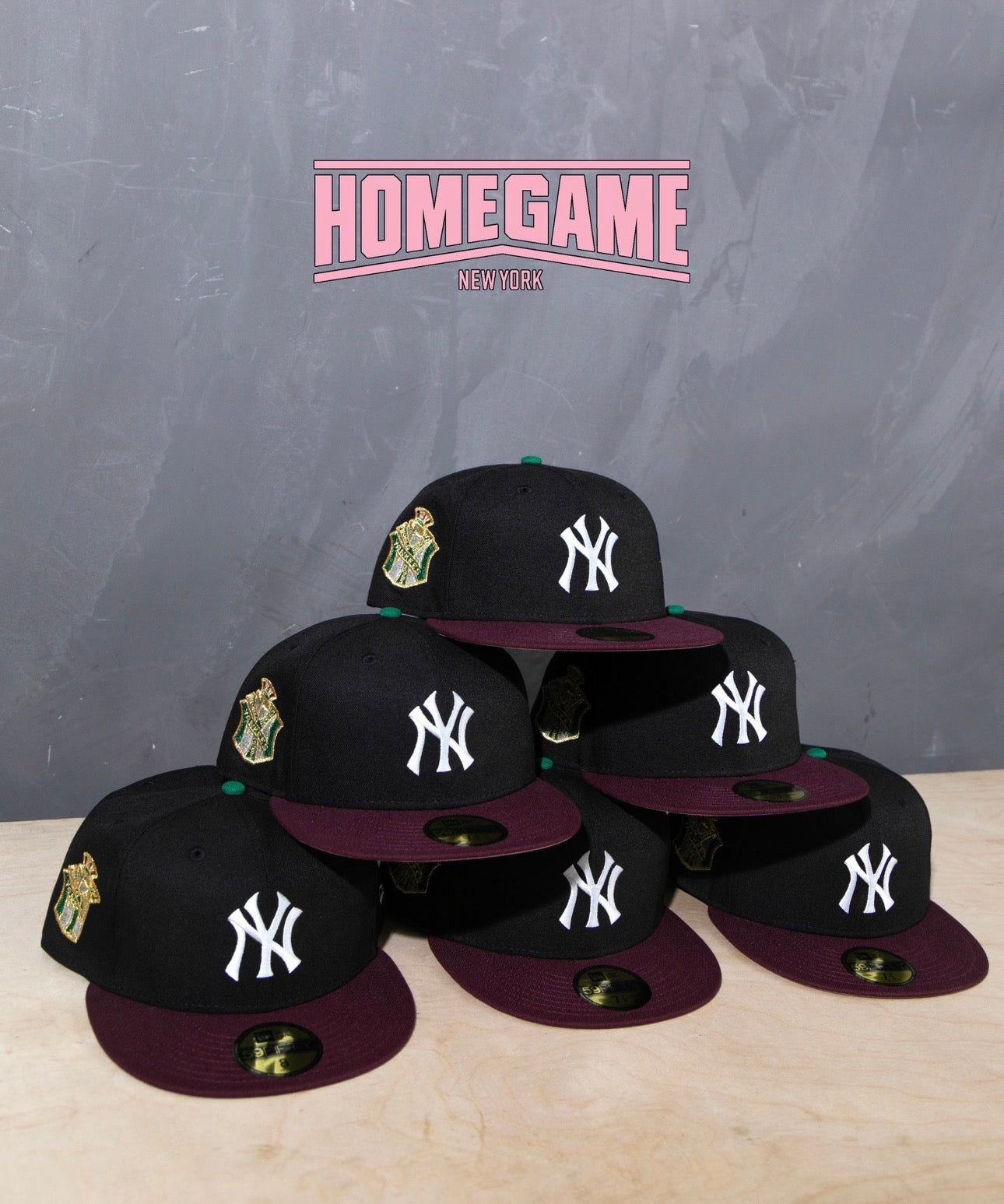 PRE-ORDER! New York Yankees 1961 World Series Black/Burgundy 59Fifty New Era
