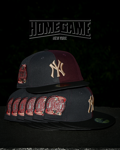 New York Yankees 2000 Subway Series Maroon/Graphite Grey/Black 59Fifty New Era
