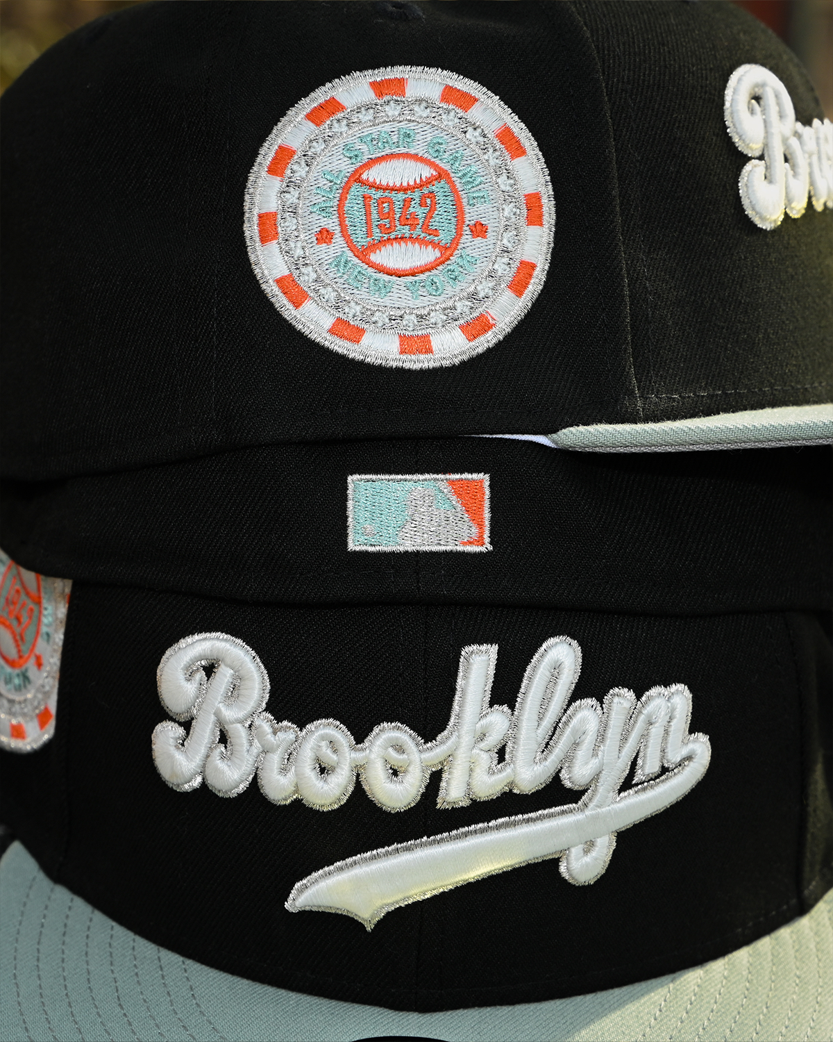 Brooklyn Dodgers 1942 All Star Game Black/Everest Green 59Fifty New Era