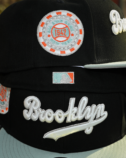 Brooklyn Dodgers 1942 All Star Game Black/Everest Green 59Fifty New Era