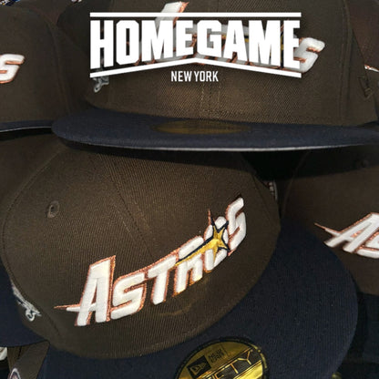 Houston Astros 45th Anniversary Brown/Navy 59Fifty New Era