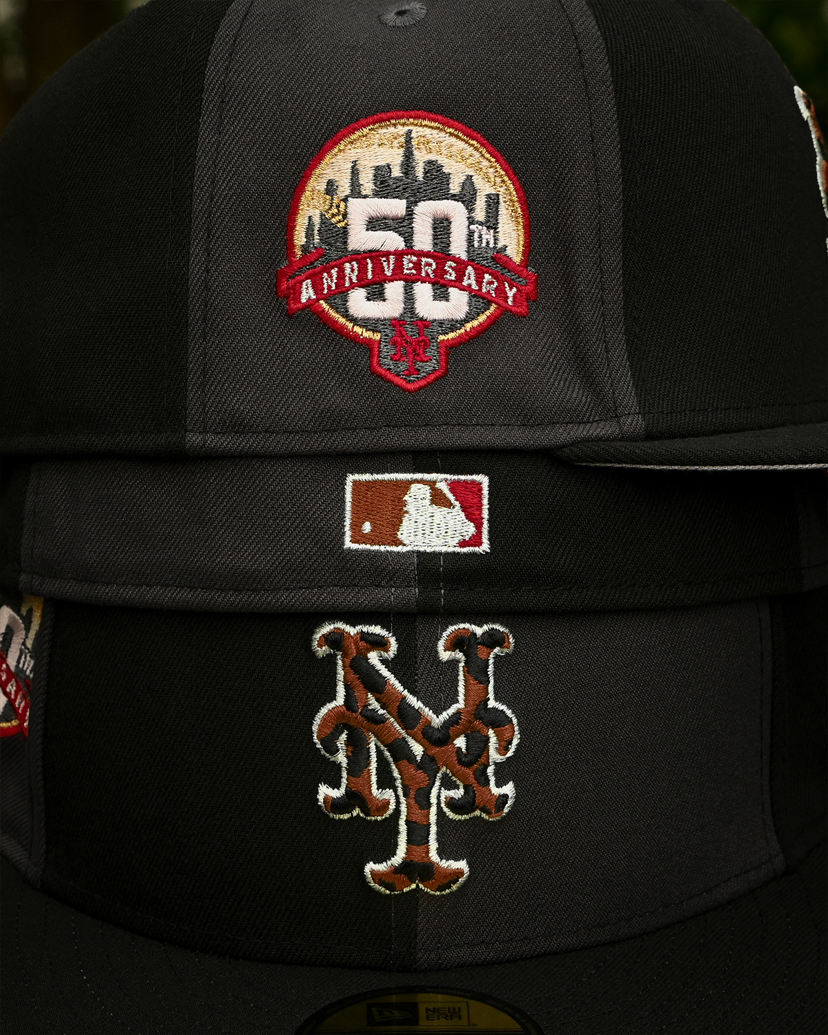 New York Mets 50th Anniversary Black/Graphite Grey 59Fifty New Era