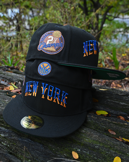 New York Knicks 2x Champs Black 59Fifty New Era