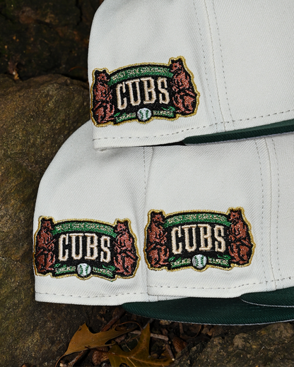 Chicago Cubs Chrome White/Dark Green 59Fifty New Era