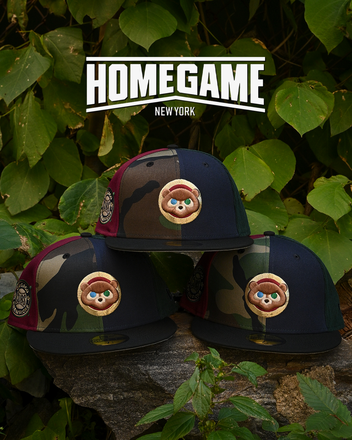 Chicago Cubs 1907 Chicago Champion Multi/Black 59Fifty New Era