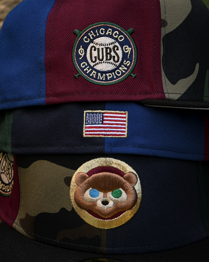 Chicago Cubs 1907 Chicago Champion Multi/Black 59Fifty New Era