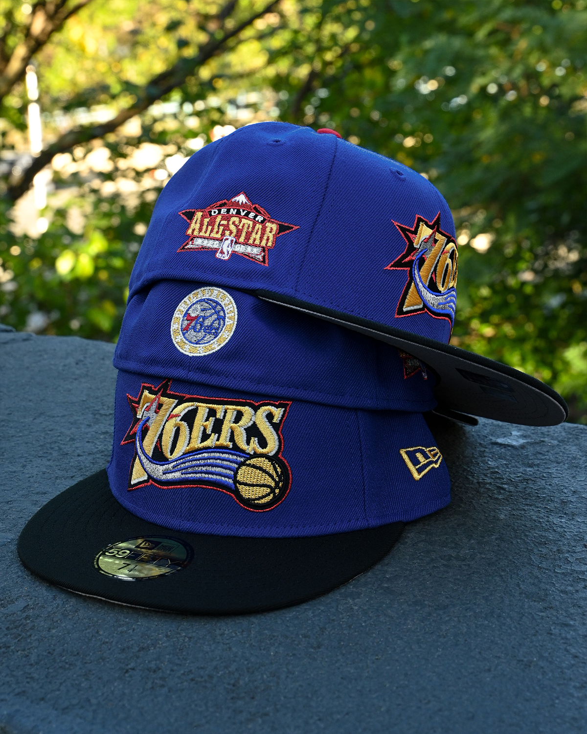 Philadelphia 76ers NBA 2005 Denver All Star Royal/Black 2005  59Fifty New Era