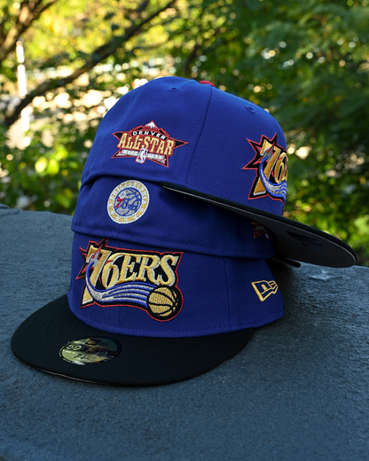 Philadelphia 76ers NBA 2005 Denver All Star Royal/Black 2005  59Fifty New Era