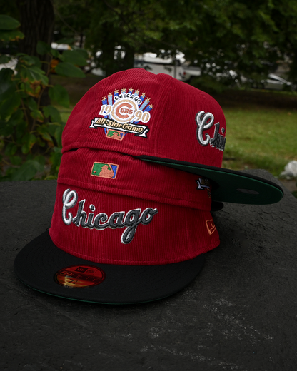 Chicago White Sox 1990 All Star Game Red Corduroy/Black 59Fifty New Era