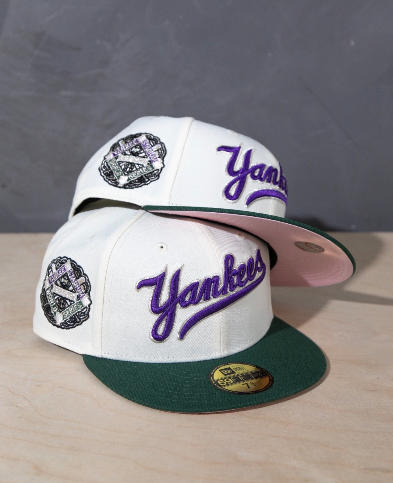 PRE-ORDER! New York Yankees Yankee Stadium Chrome White/Dark Green 59Fifty New Era