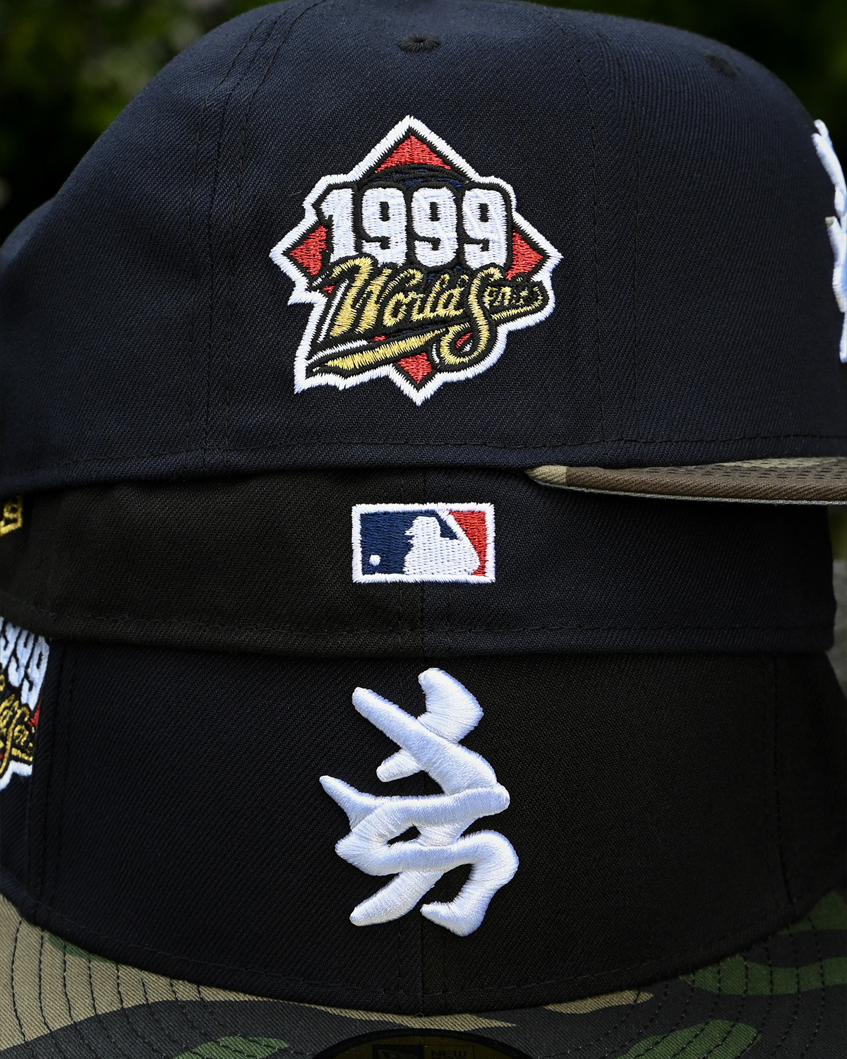 New York Yankees Kanji 1999 World Series Black/Navy/Woodland Camo 59Fifty New Era